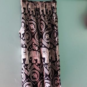 Elephant print pants